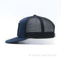 Mesh de bordado personalizado Cap gorras azul marinho